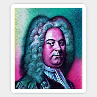 George Frideric Handel Portrait | George Frideric Handel Artwork 4 Sticker